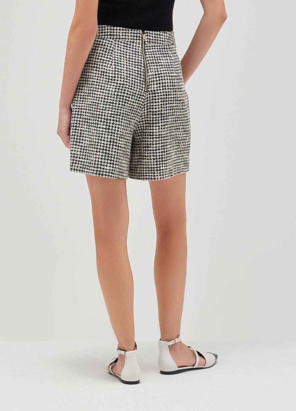 LES COPAINSPantaloni short motivo pied de poule Outlet