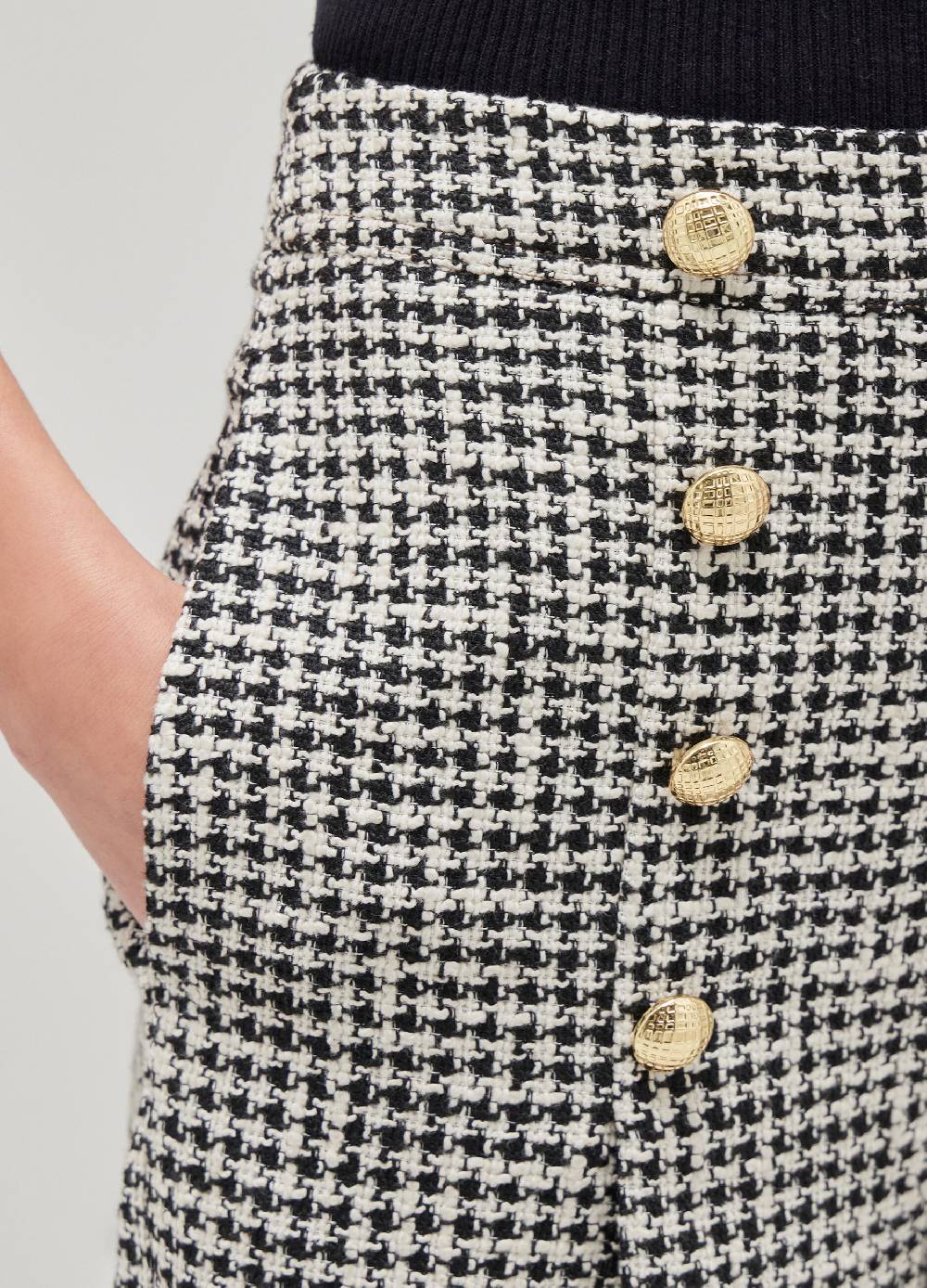 LES COPAINSPantaloni short motivo pied de poule Outlet
