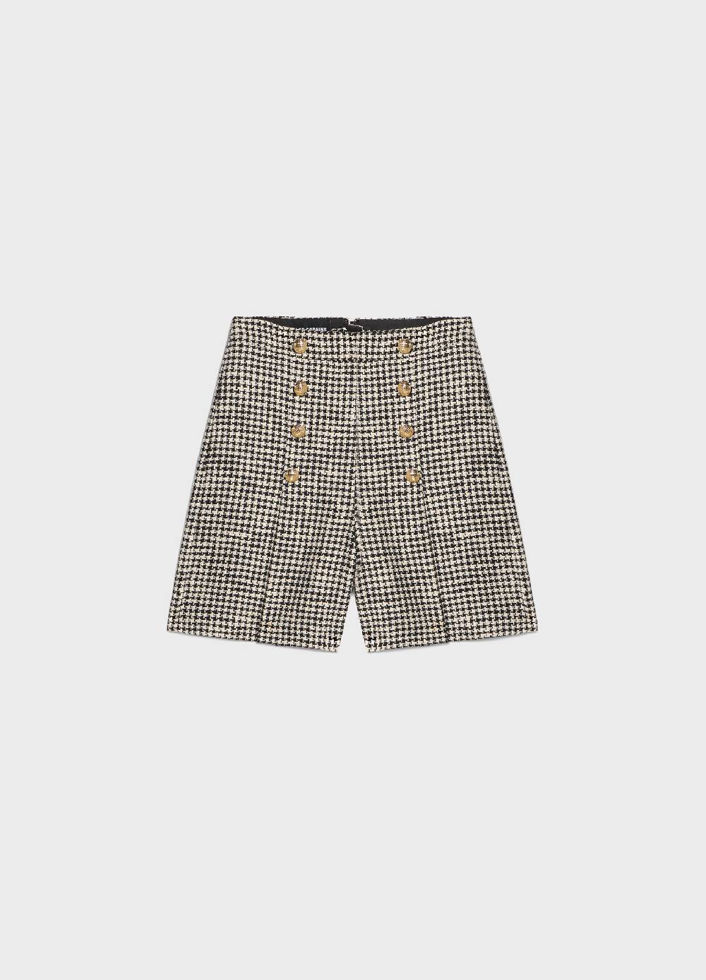 LES COPAINSPantaloni short motivo pied de poule Outlet