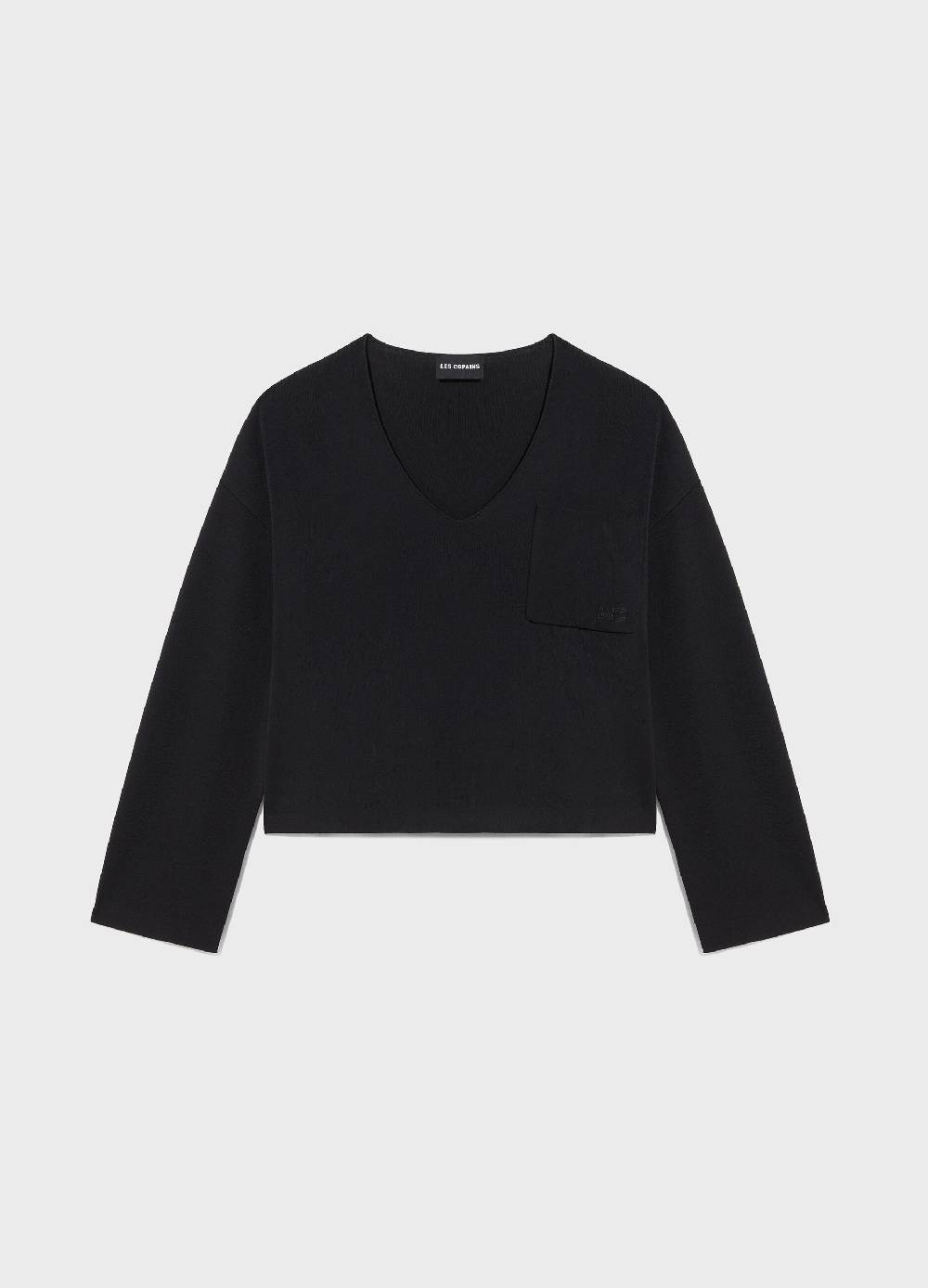 LES COPAINSMaglia tricot con scollo a V in misto viscosa Hotsell