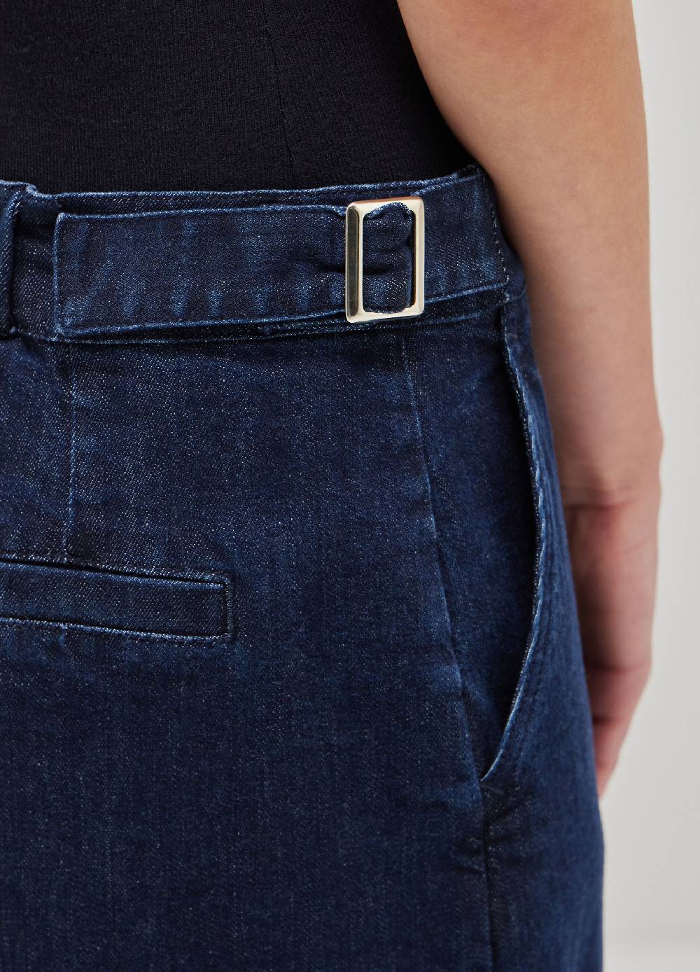 LES COPAINSGonna lunga di jeans con spacco Negozio