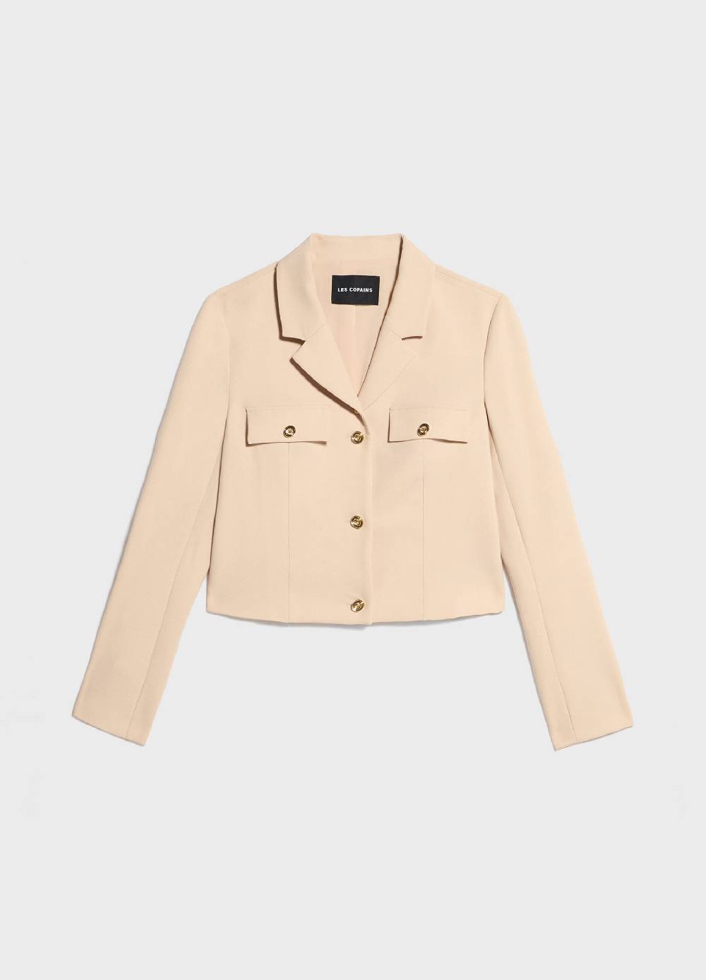 LES COPAINSBlazer cropped In Saldo