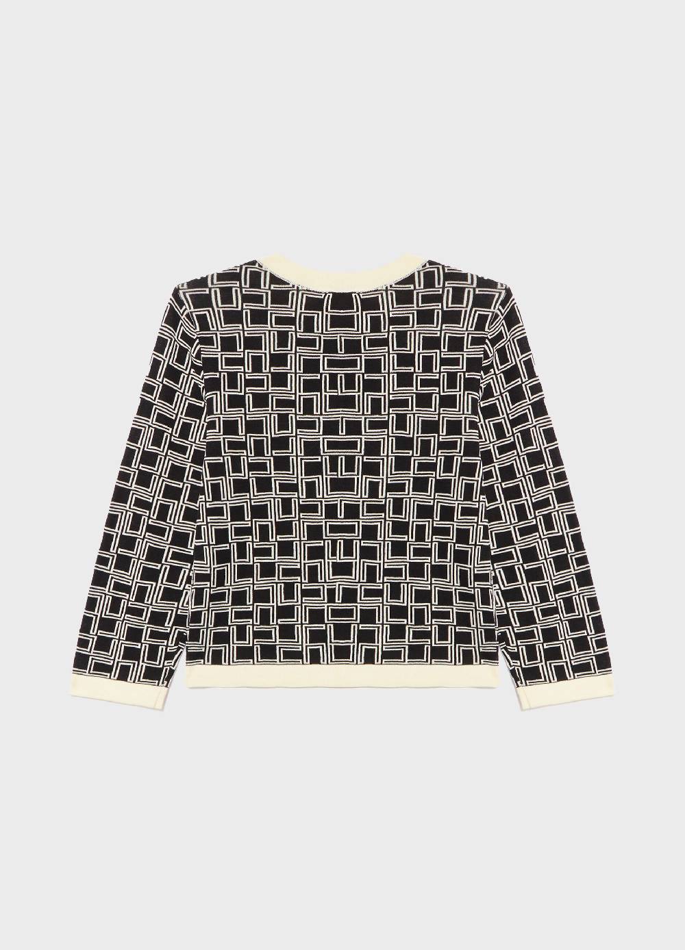 LES COPAINSCardigan tricot in puro cotone 2025