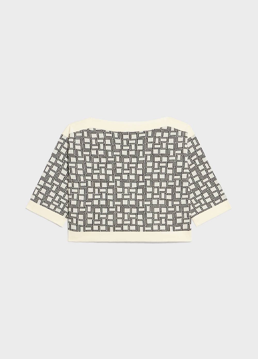 LES COPAINSMaglia tricot a maniche corte in puro cotone Italia