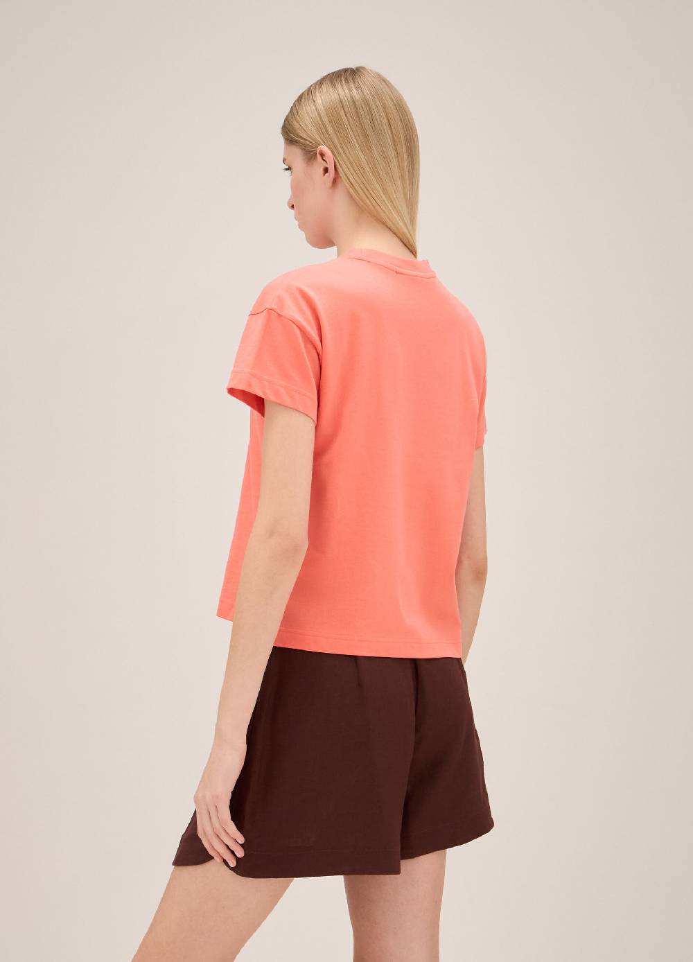 LES COPAINST-shirt in cotone con perline applicate Negozi Online