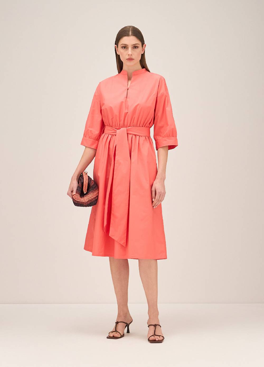 LES COPAINSAbito midi in cotone Fino Al -60%