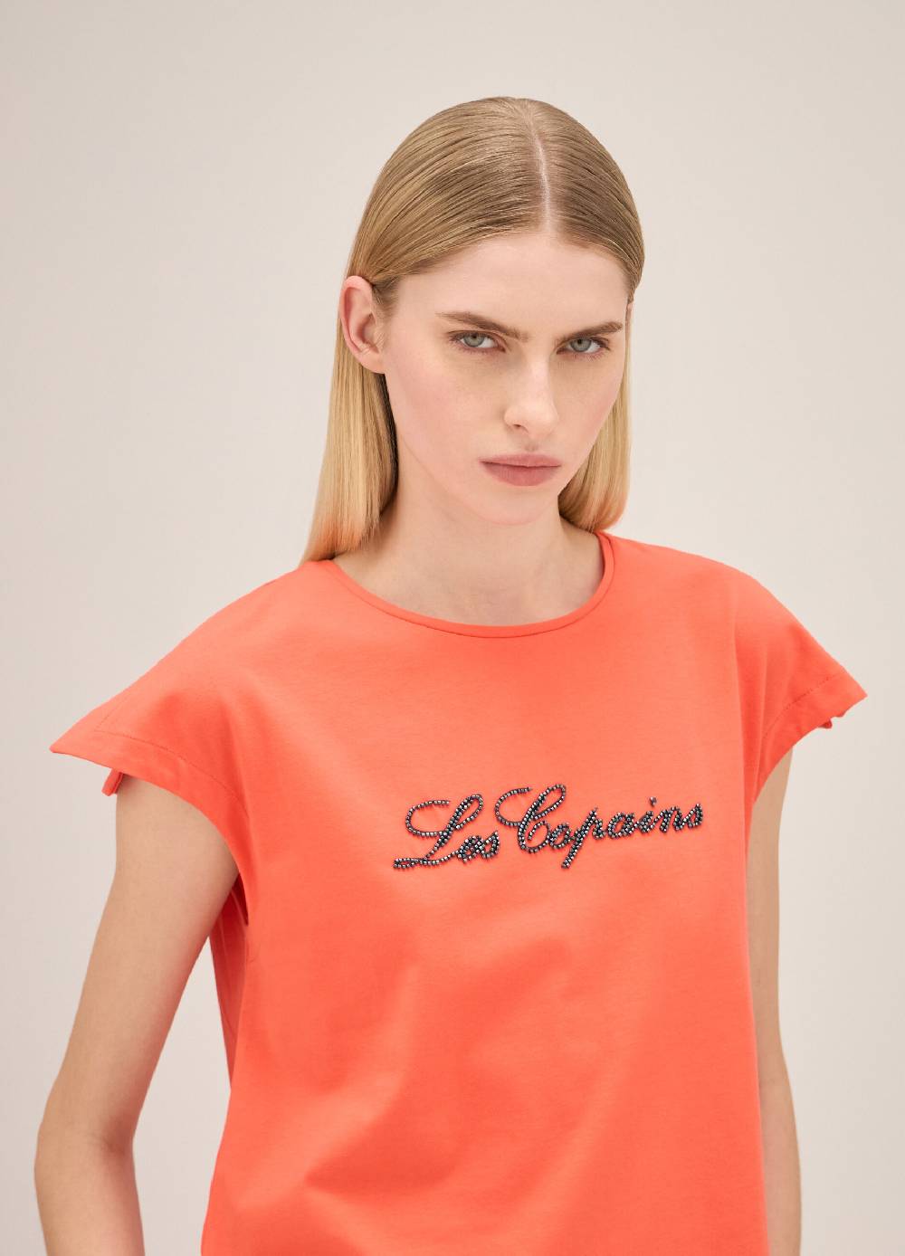 LES COPAINST-shirt con lettering ricamato Shopping Online