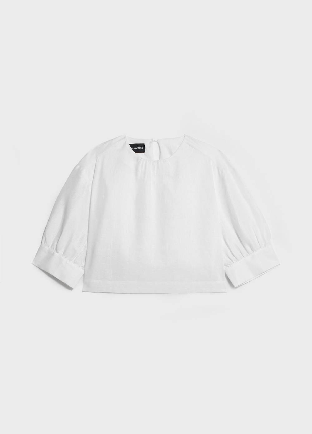 LES COPAINSBlusa a palloncino in lino Prezzo Ridotto