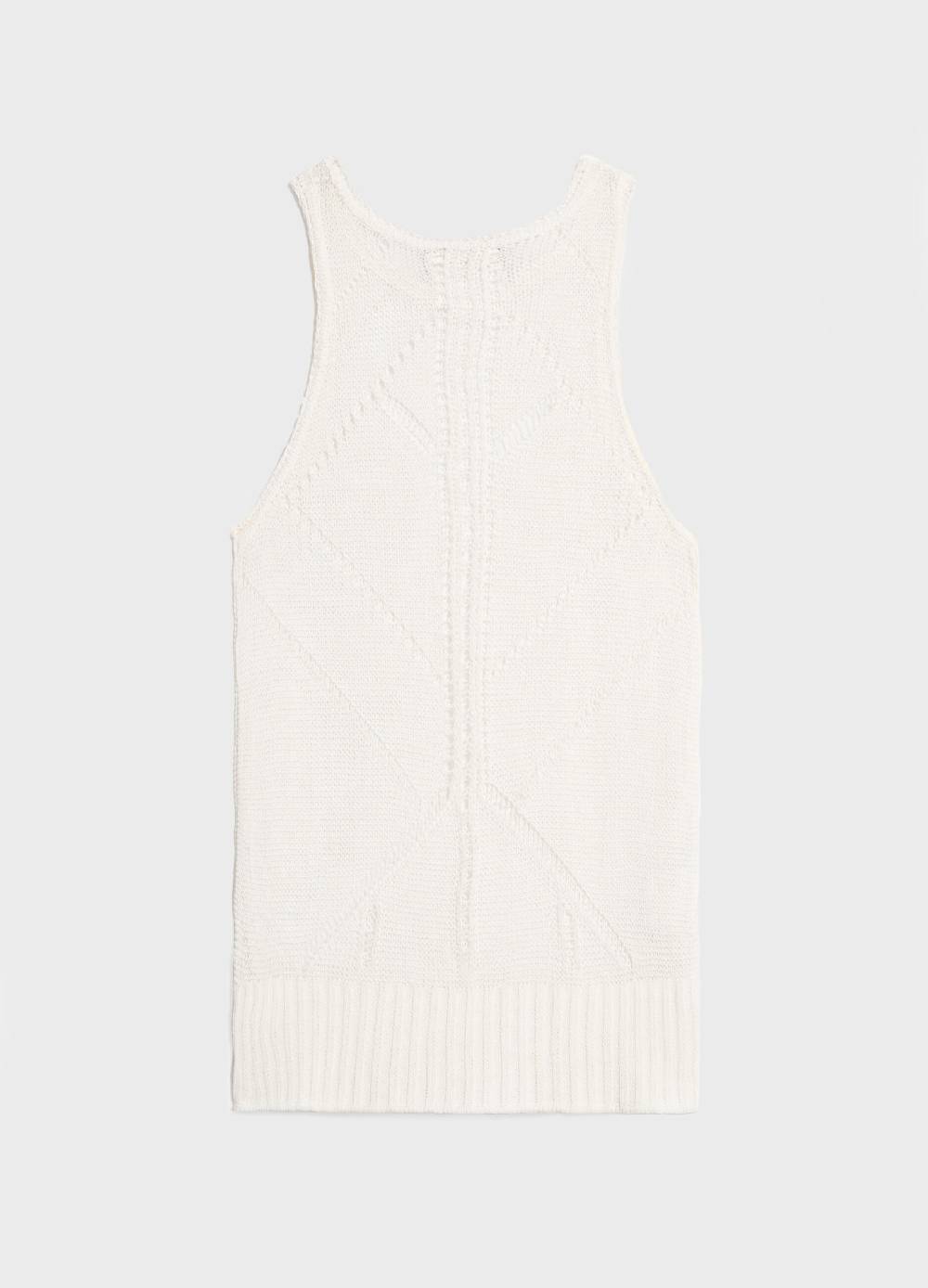 LES COPAINSCanotta tricot traforata Novità