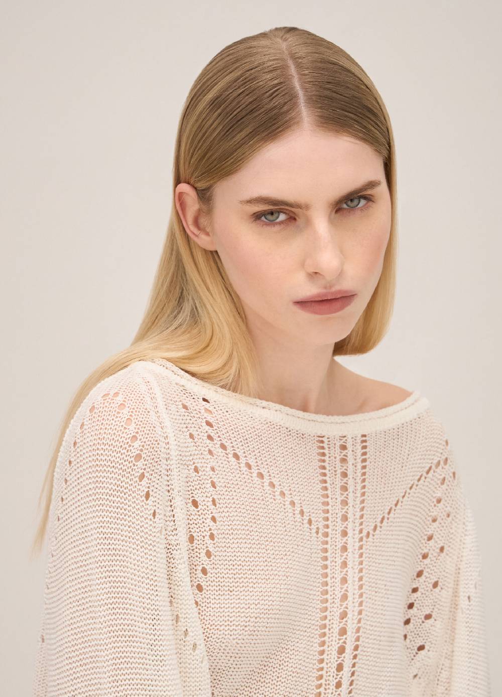 LES COPAINSMaglia tricot traforata Presa