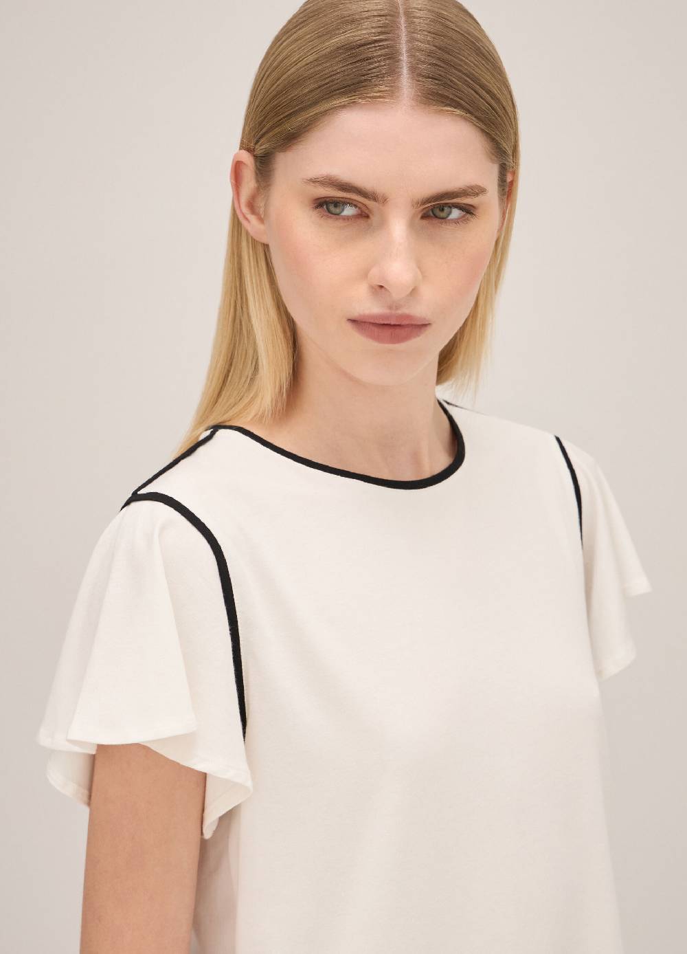 LES COPAINST-shirt con profili a contrasto Economico