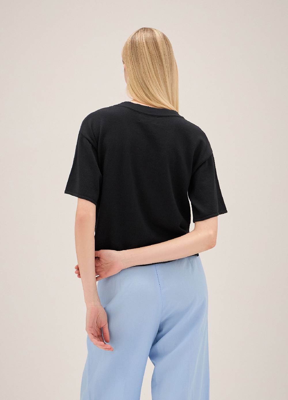 LES COPAINSMaglia tricot in cotone In Vendita