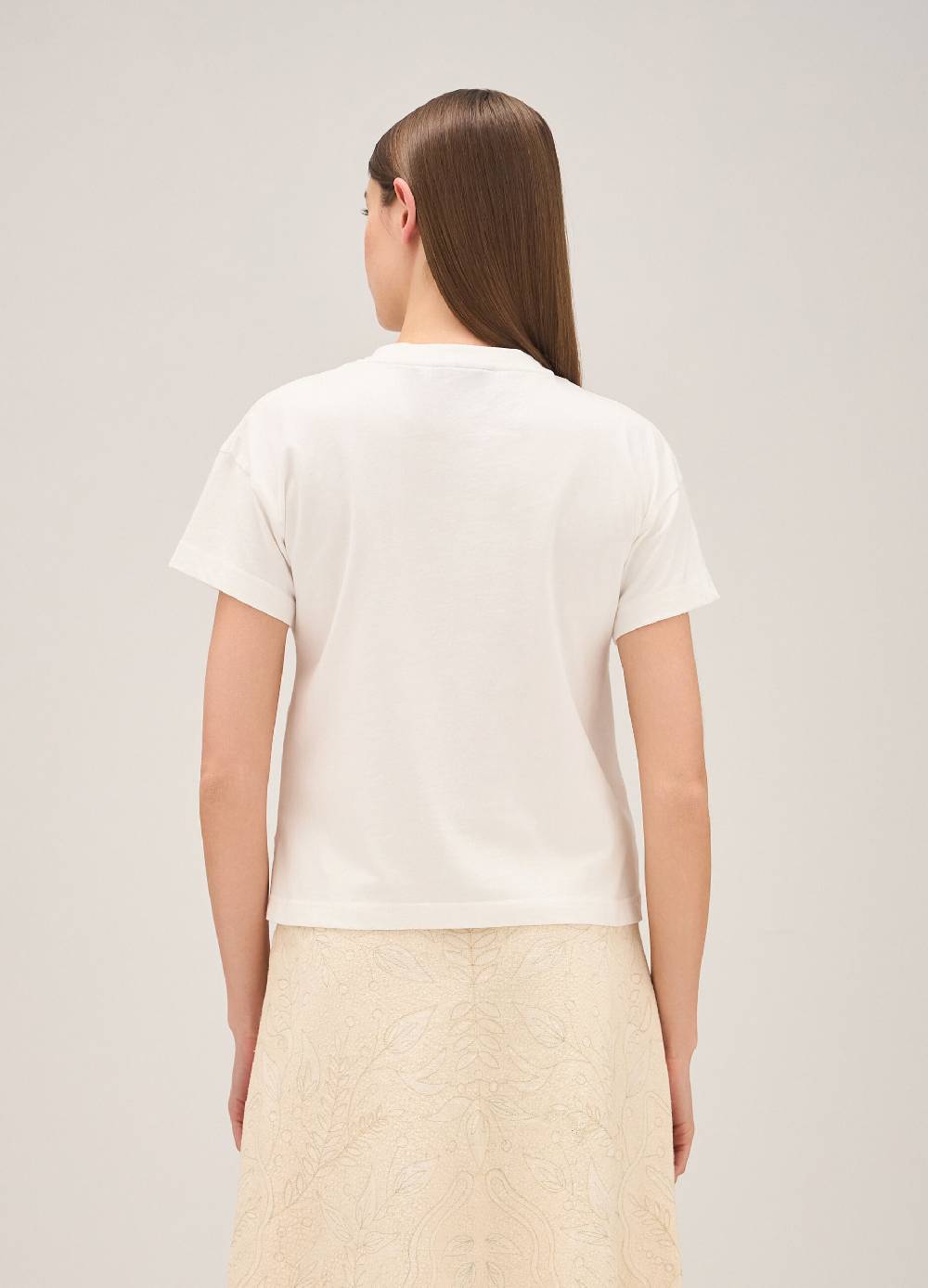 LES COPAINST-shirt in cotone con perline applicate Saldi