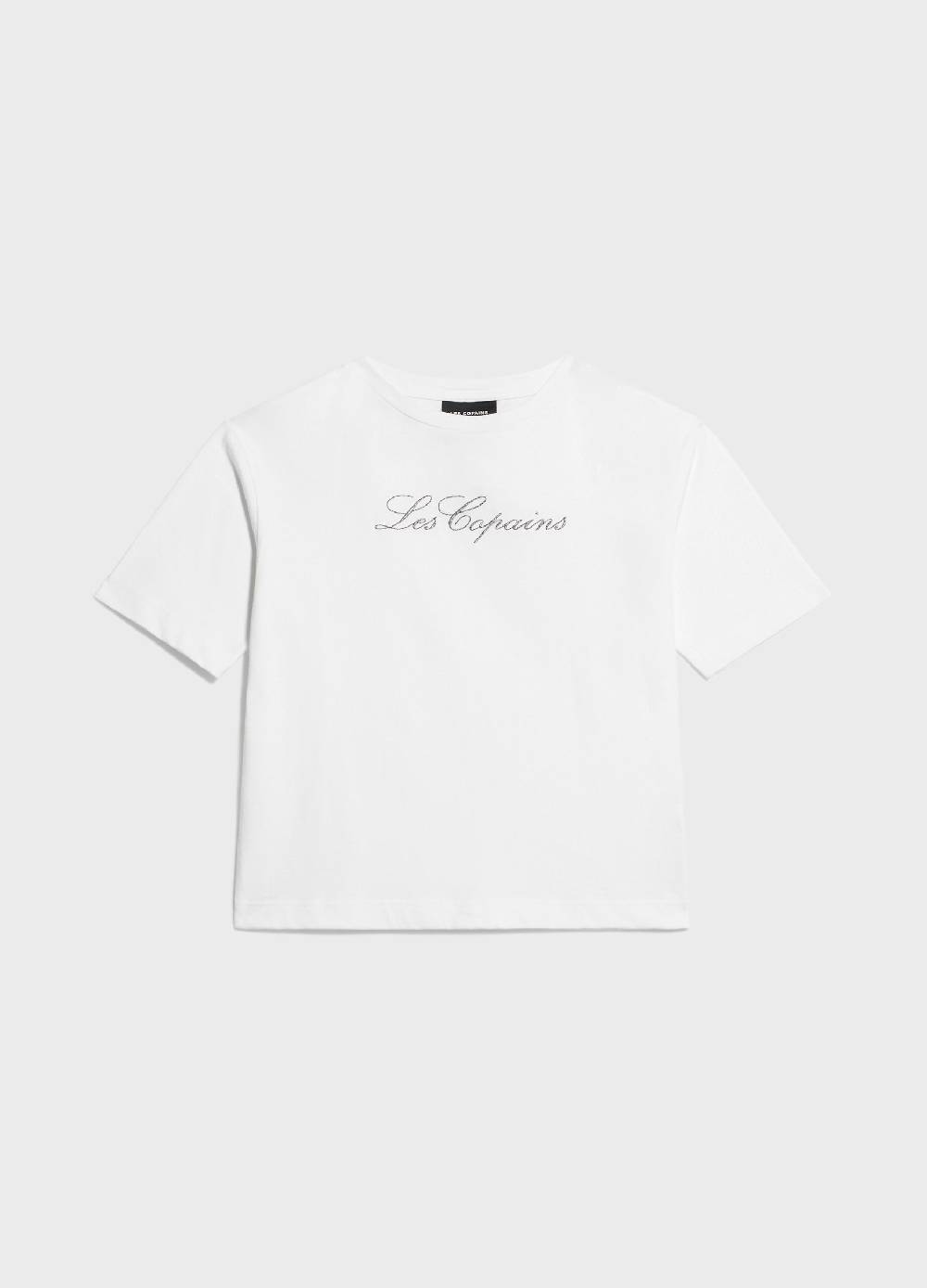LES COPAINST-shirt con lettering glitter Negozio