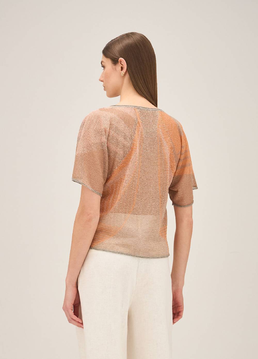 LES COPAINSMaglia tricot a fantasia Italia