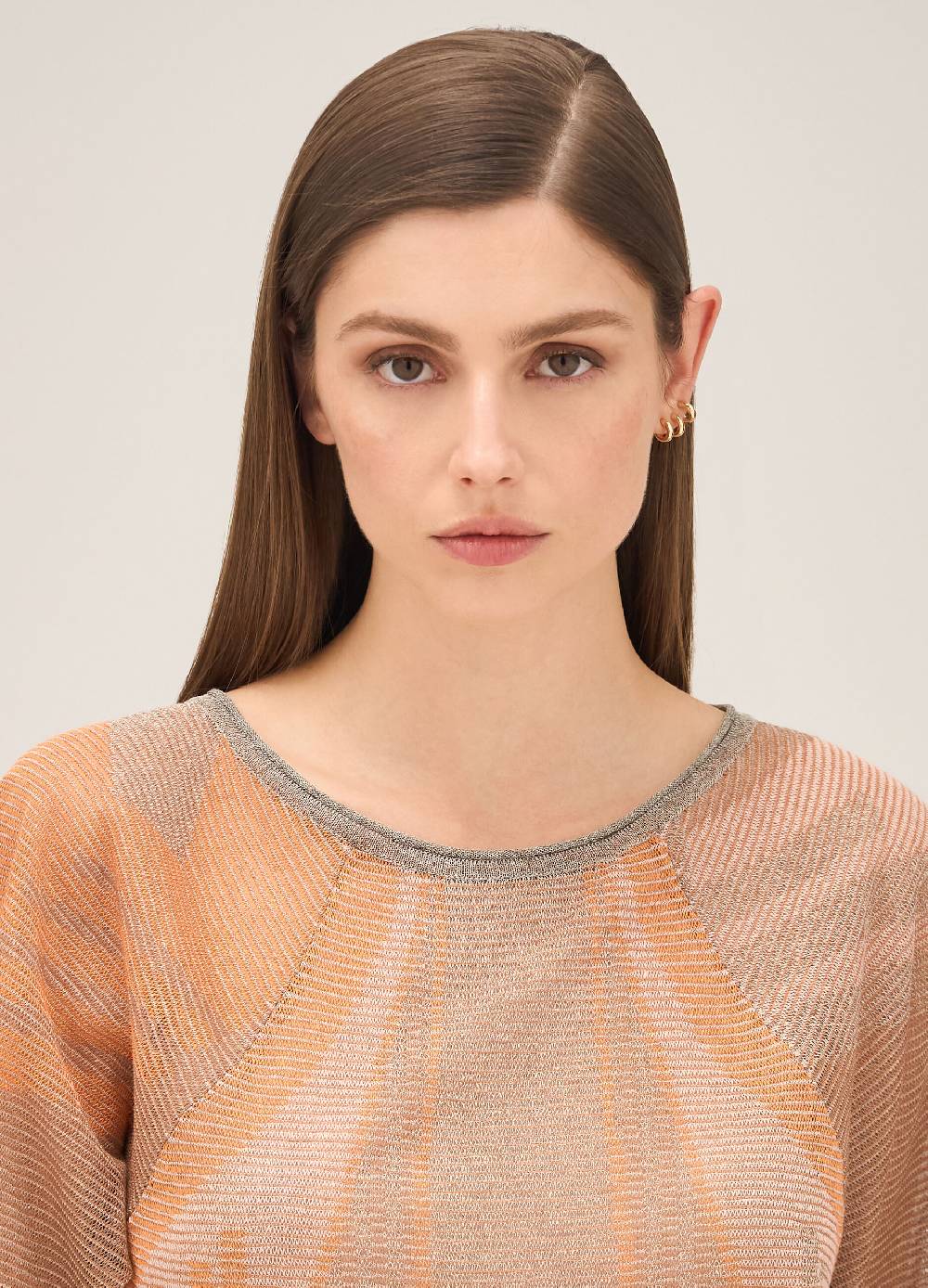 LES COPAINSMaglia tricot a fantasia Italia