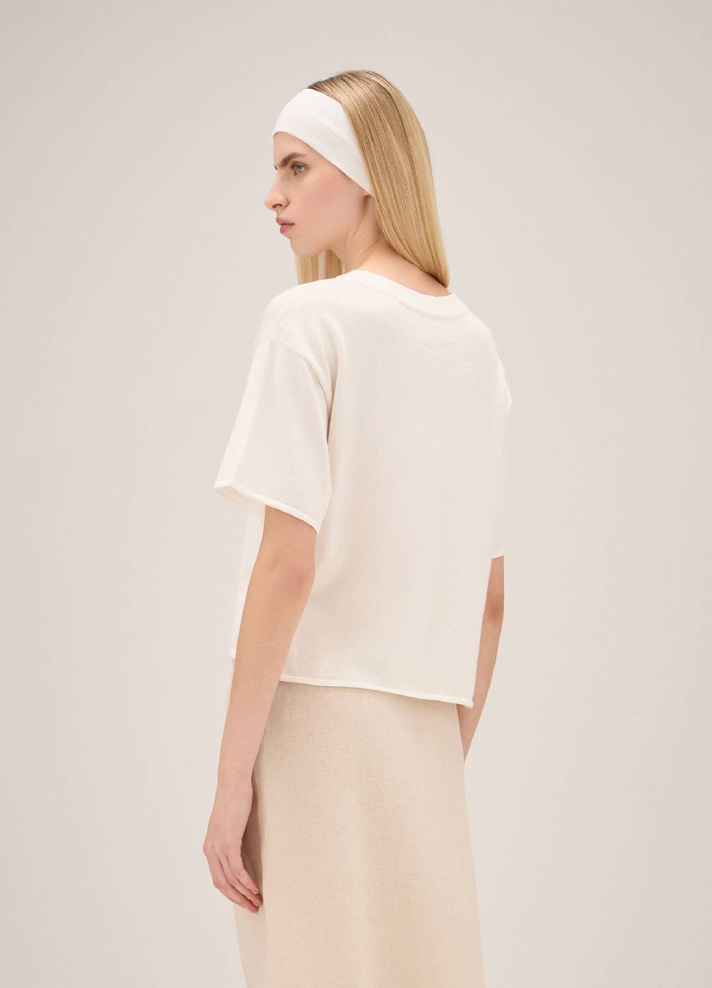 LES COPAINSMaglia tricot in cotone In Linea