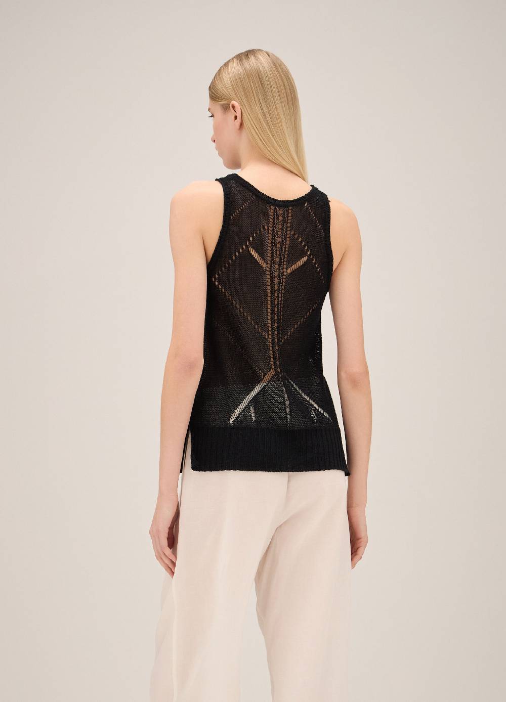LES COPAINSCanotta tricot traforata Nuovo