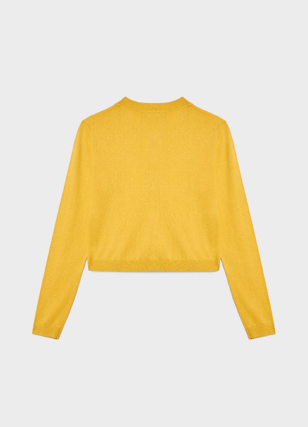 LES COPAINSCardigan tricot in seta e cotone Convenienza
