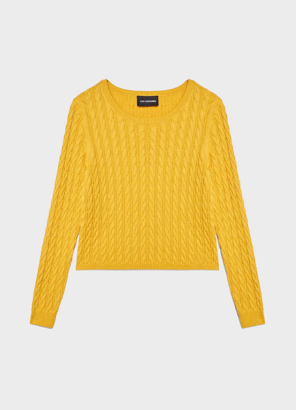 LES COPAINSMaglione tricot in cotone e seta Novità