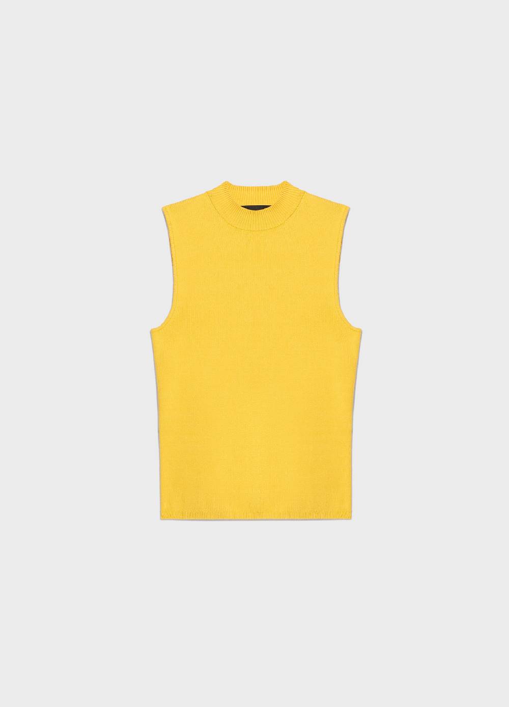 LES COPAINSTop tricot collo alto in misto viscosa Sconto