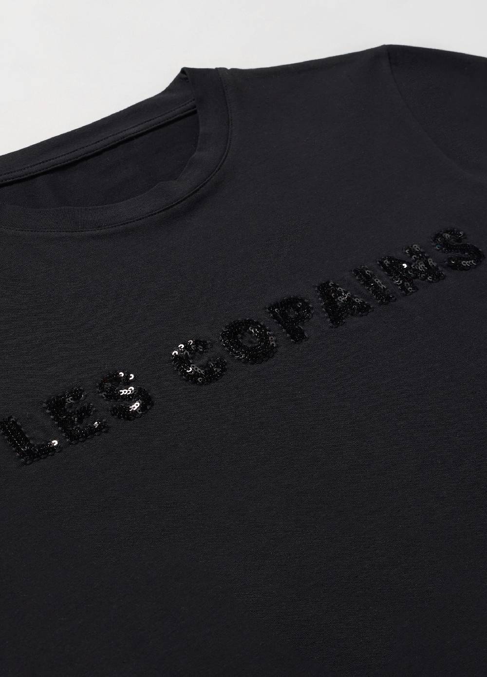 LES COPAINST-shirt a mezza manica in cotone stretch Economico