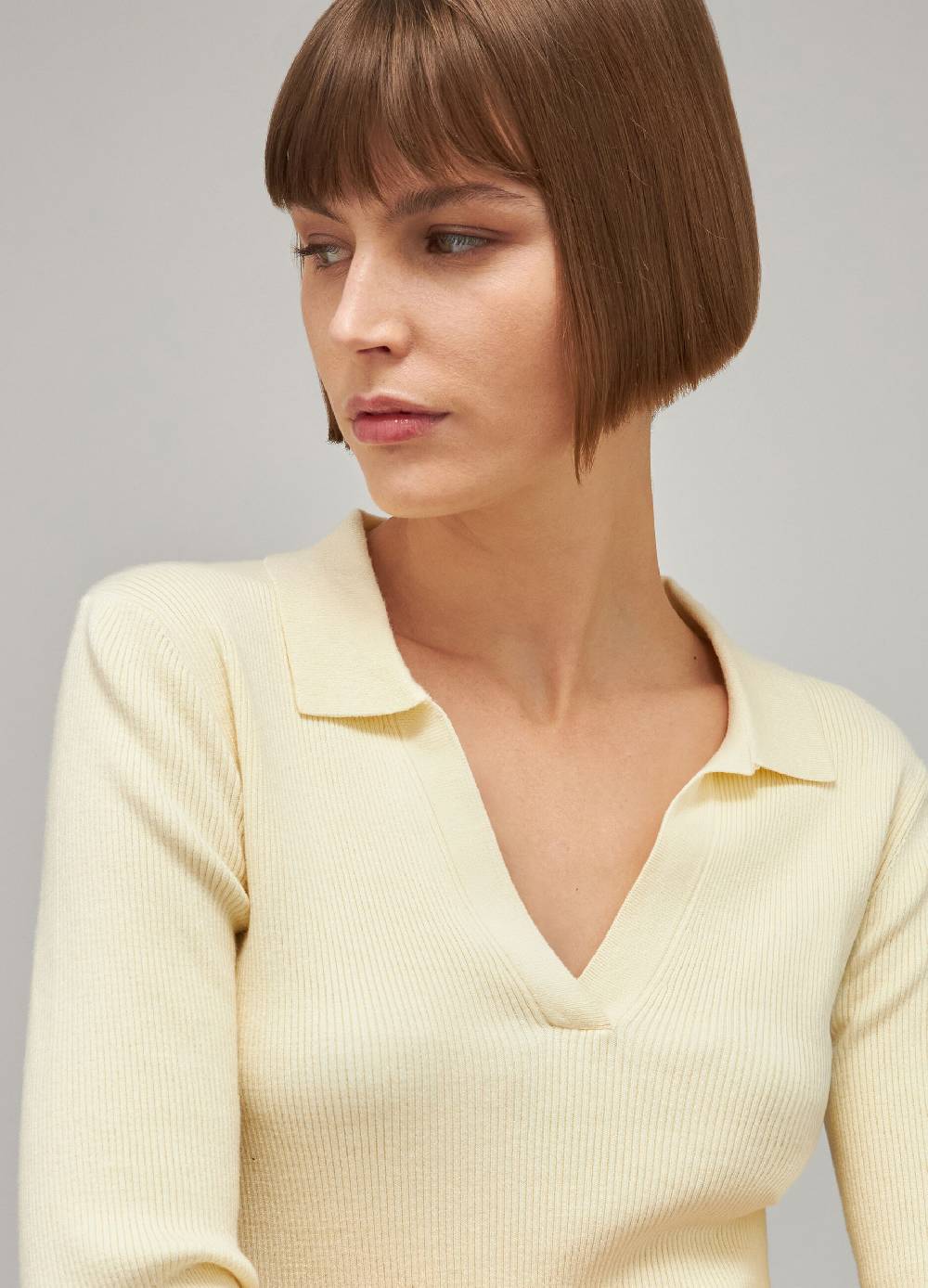 LES COPAINSMaglia tricot a costine Saldi