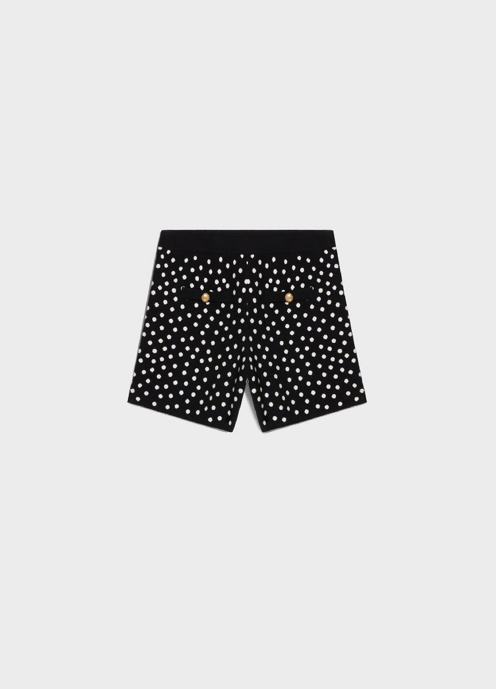 LES COPAINSPantaloni short a pois Saldi Di Fabbrica