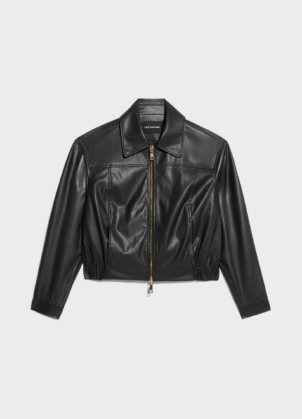 LES COPAINSBomber cropped in ECOpelle In Saldo