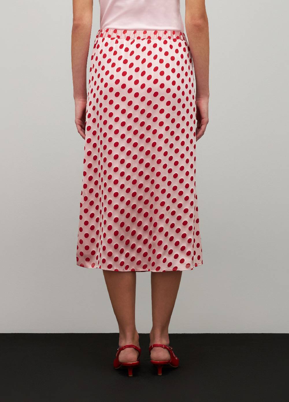 LES COPAINSGonna in misto viscosa a pois Moda