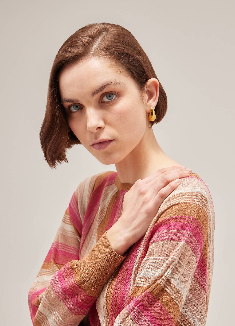 LES COPAINSMaglione tricot a righe Nuovo