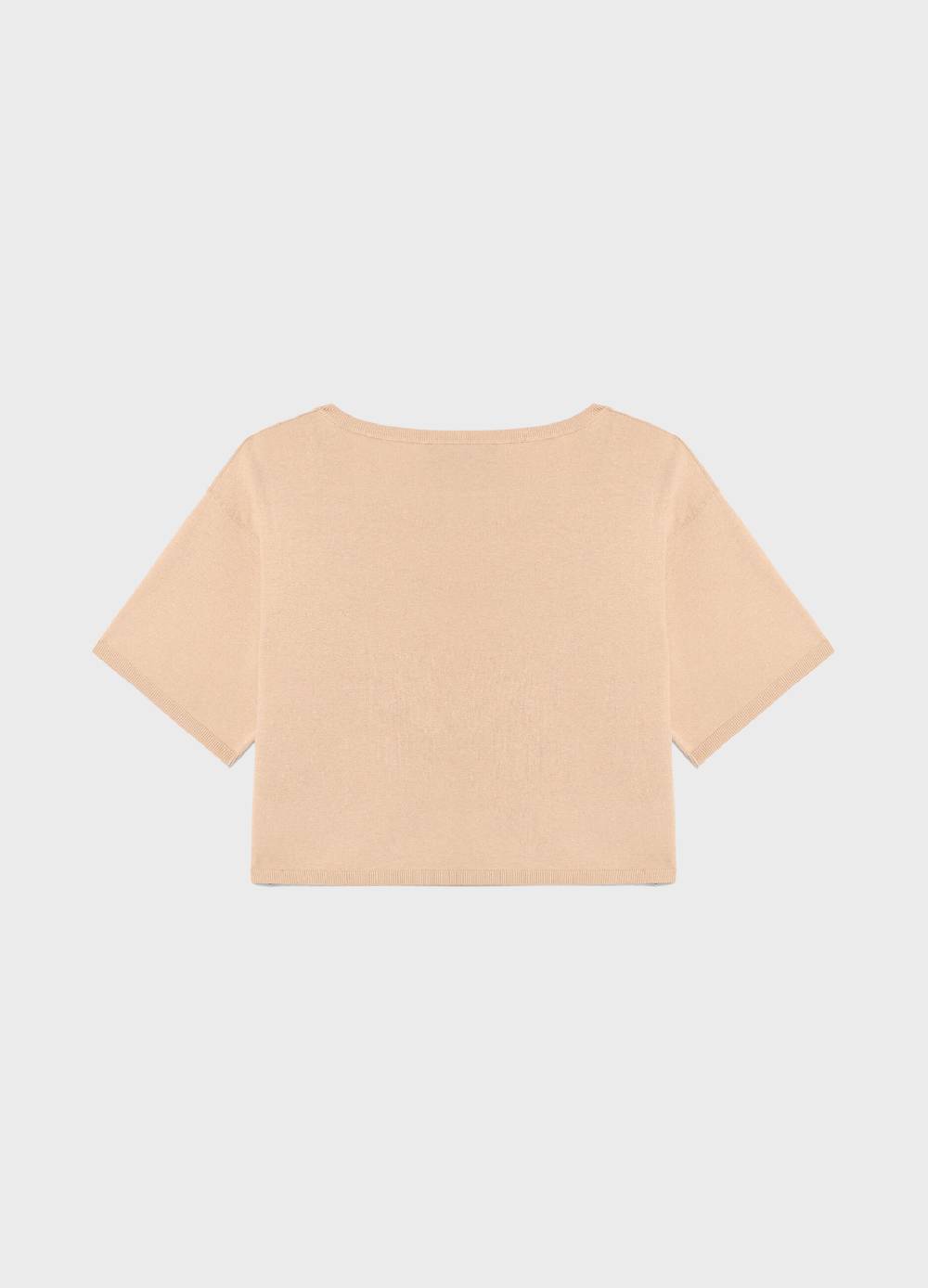 LES COPAINSMaglia tricot a maniche corte in seta e cotone Qualità