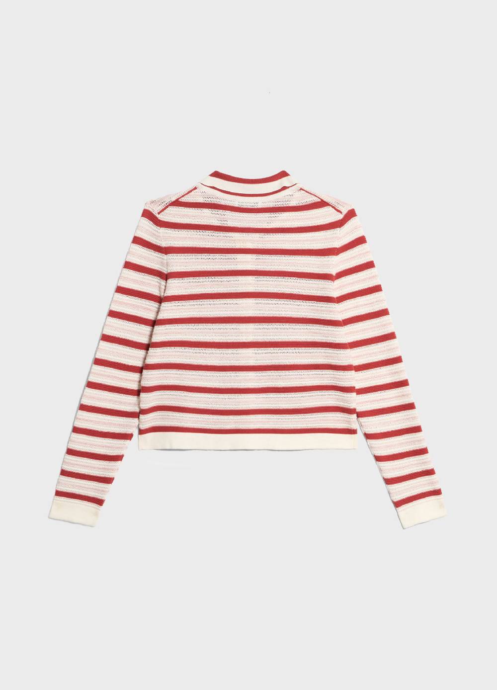 LES COPAINSCardigan tricot in cotone a righe Consegna Veloce