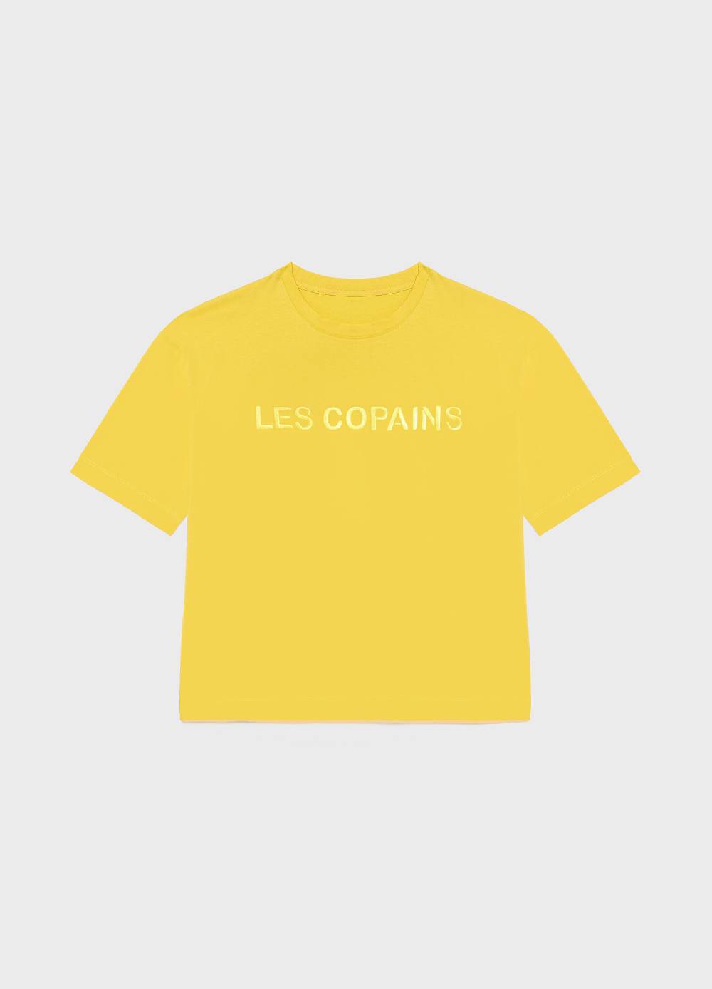 LES COPAINST-shirt logata in puro cotone Promozione Limitata