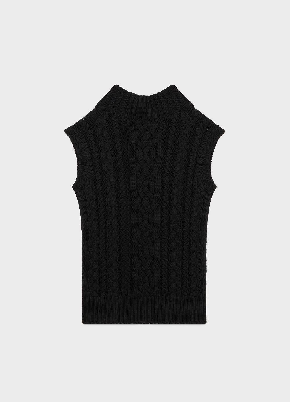 LES COPAINSGilet tricot a trecce Prezzo Ridotto