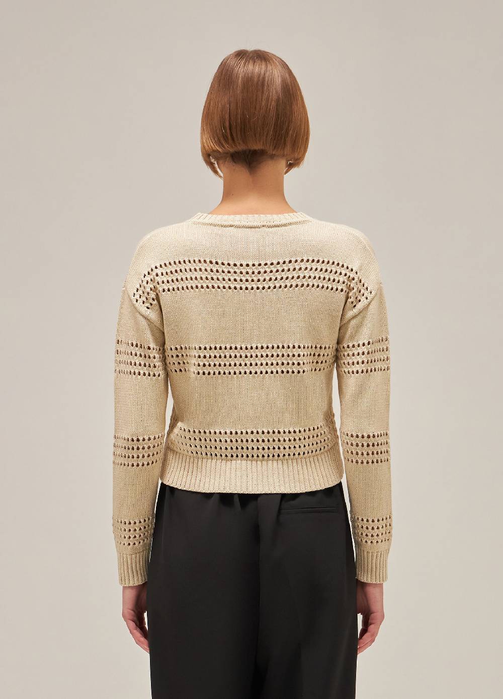 LES COPAINSMaglione tricot in seta e cotone Offerta