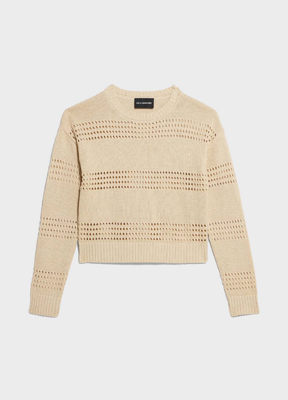 LES COPAINSMaglione tricot in seta e cotone Offerta