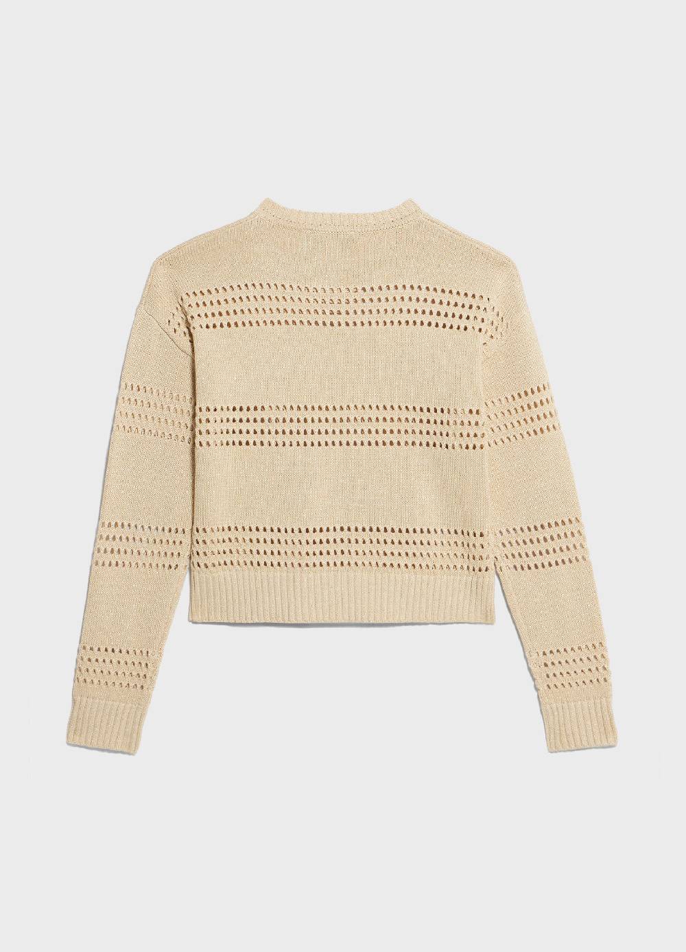 LES COPAINSMaglione tricot in seta e cotone Offerta