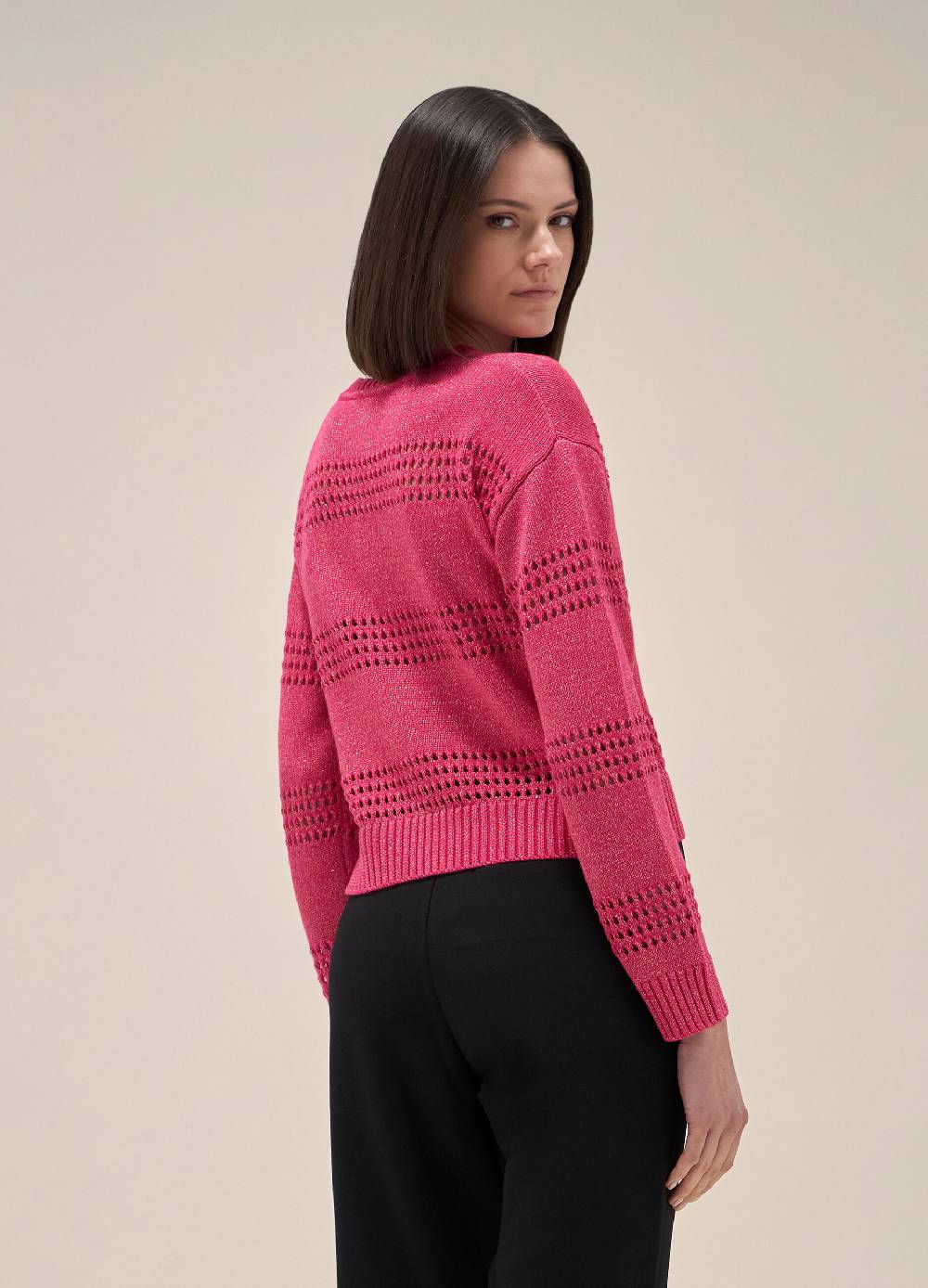 LES COPAINSMaglione tricot in seta e cotone Economico