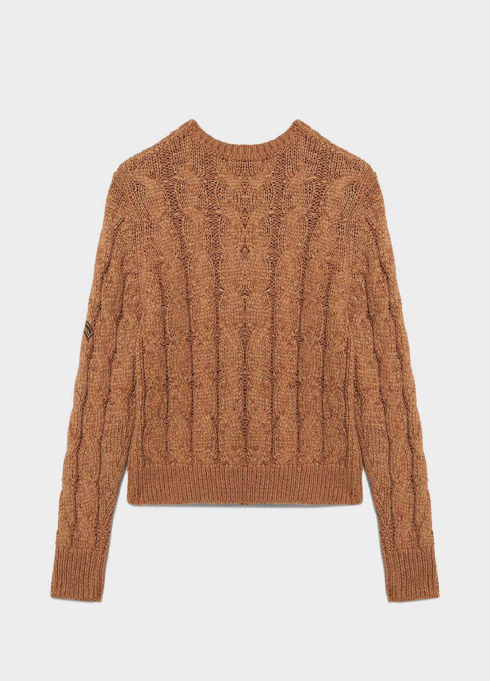 LES COPAINSMaglione tricot a trecce In Vendita
