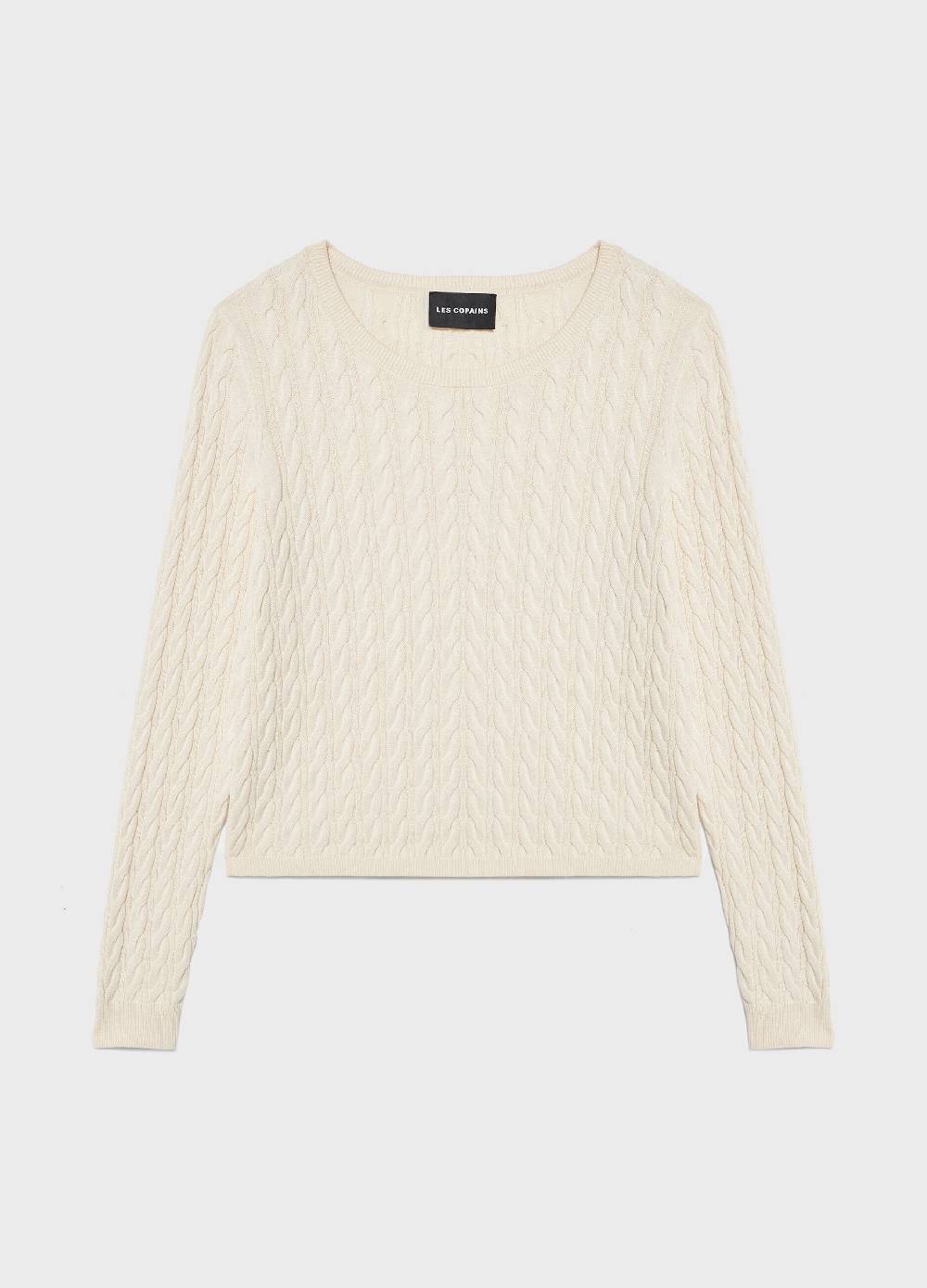 LES COPAINSMaglione tricot in cotone e seta Offerte