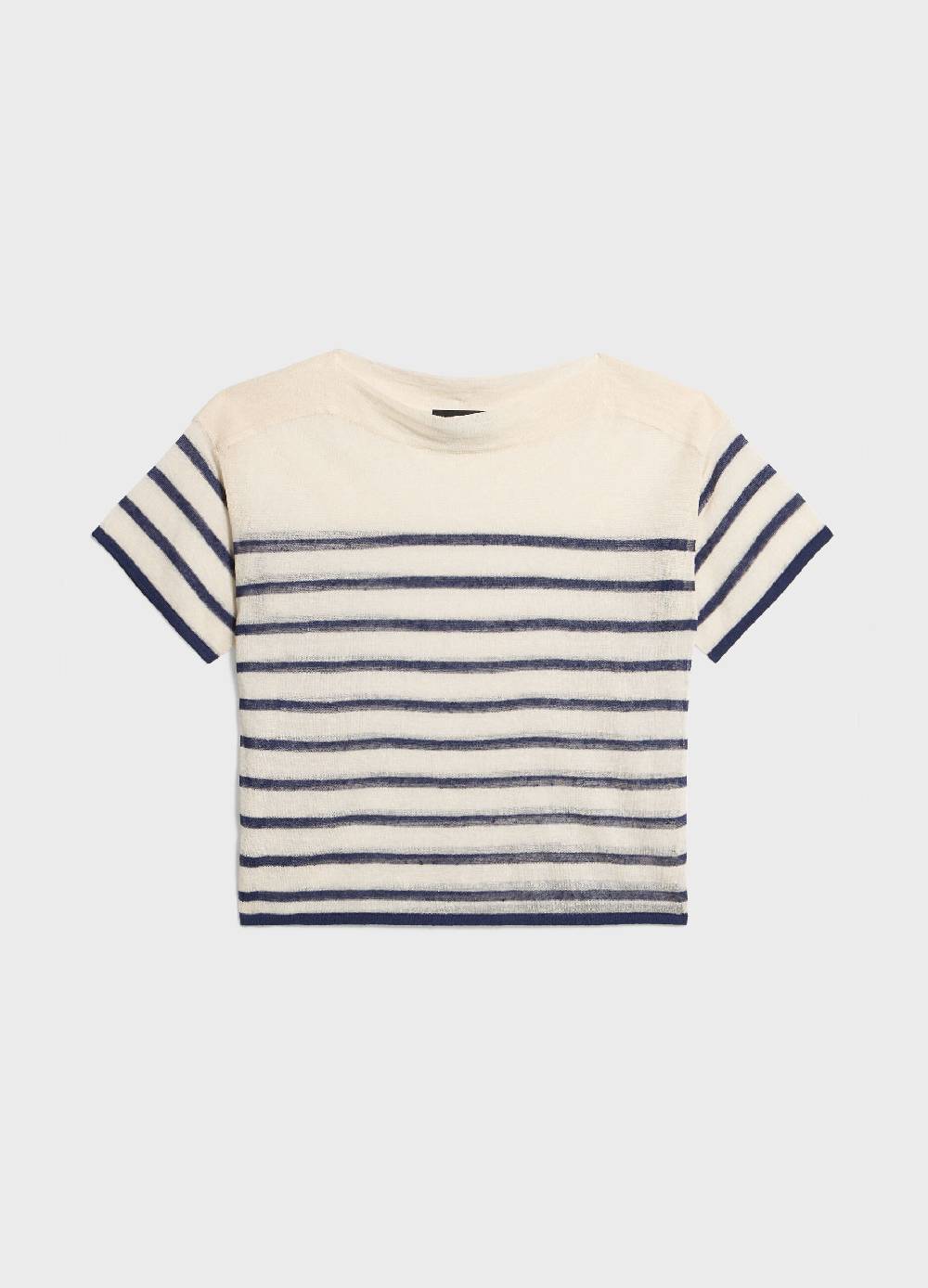 LES COPAINSMaglia tricot a righe misto lino Italy