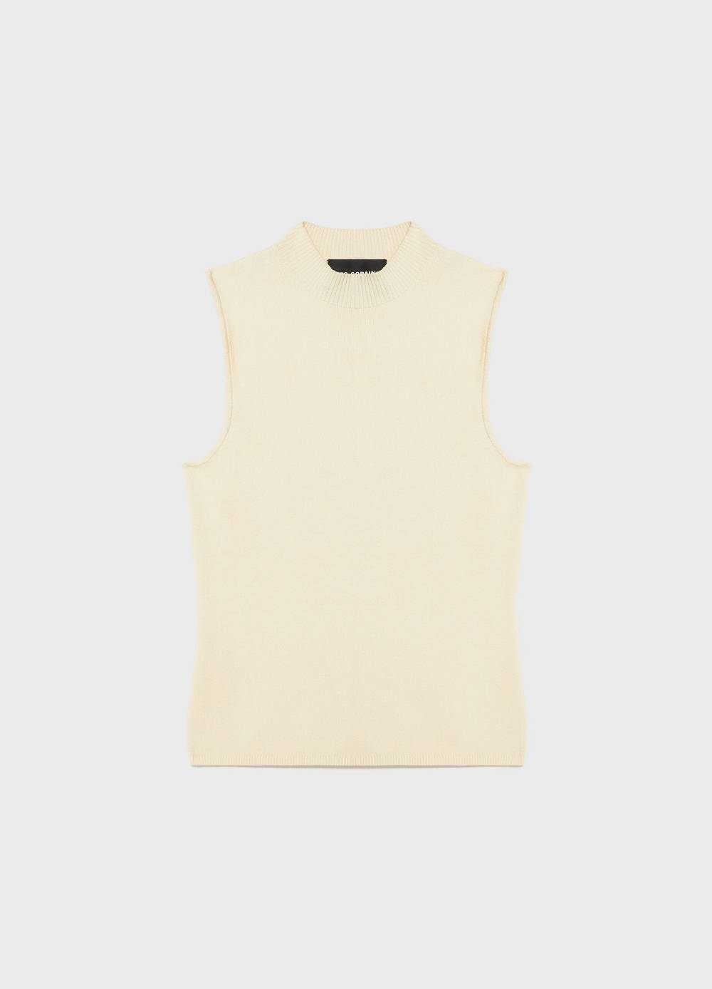 LES COPAINSTop tricot collo alto in misto viscosa Presa