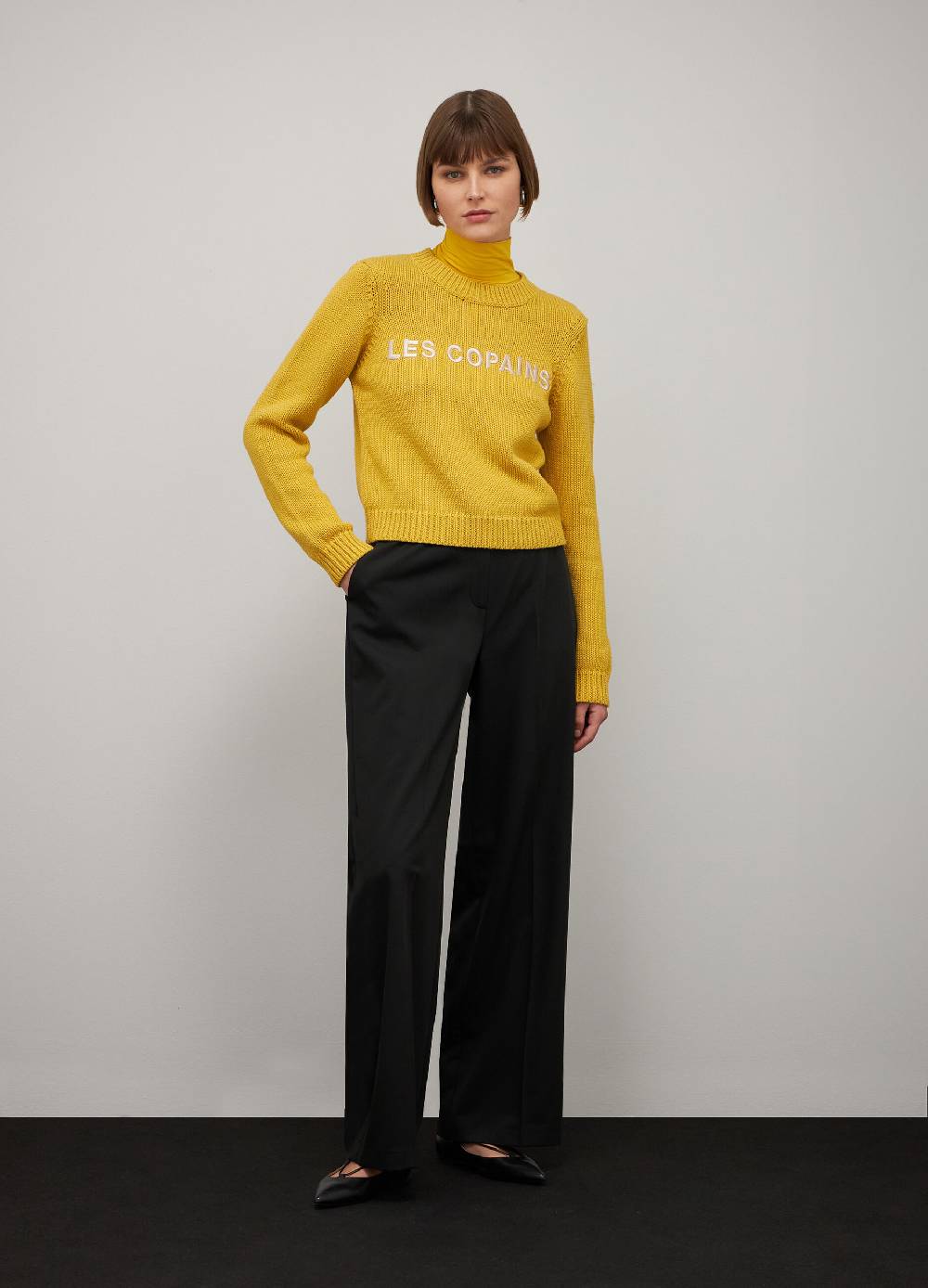 LES COPAINSMaglione tricot in puro cotone