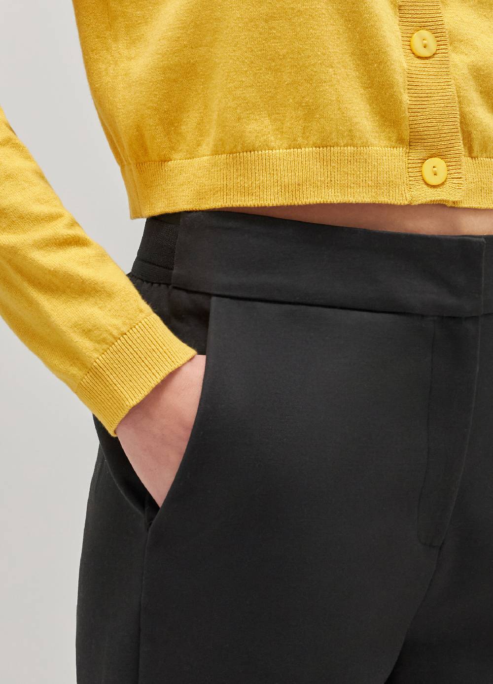 LES COPAINSPantaloni a sigaretta con elastico In Vendita