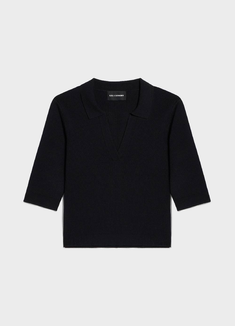 LES COPAINSPolo tricot a costine in misto viscosa Hotsell