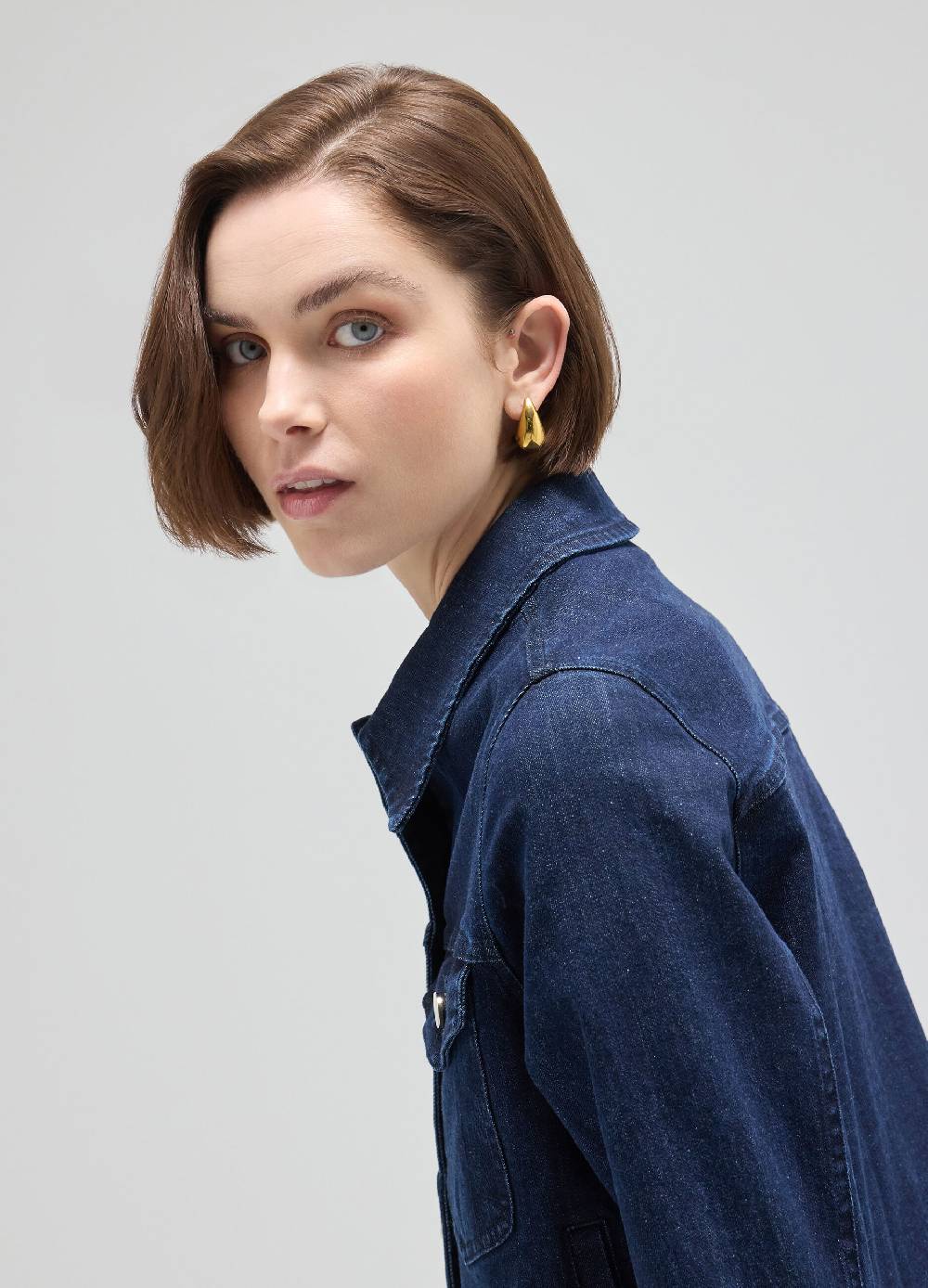 LES COPAINSChore jacket in denim di cotone I Più Venduti