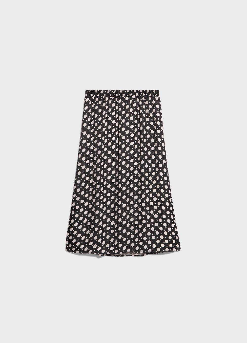 LES COPAINSGonna in misto viscosa a pois Vendite Flash