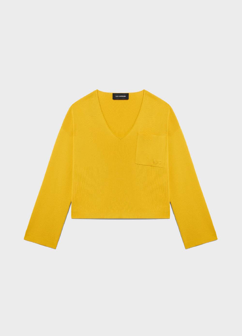 LES COPAINSMaglia tricot con scollo a V in misto viscosa In Saldo