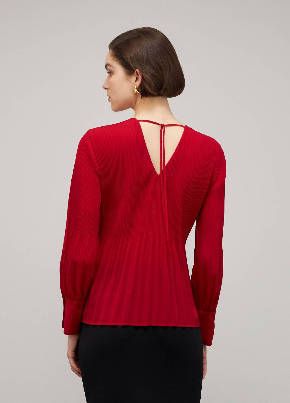 LES COPAINSBlusa plissettata Nuova